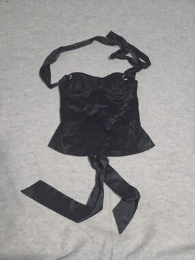 Bustier Femme Fatale Dark Coquette Grunge Glam Gothic Size S